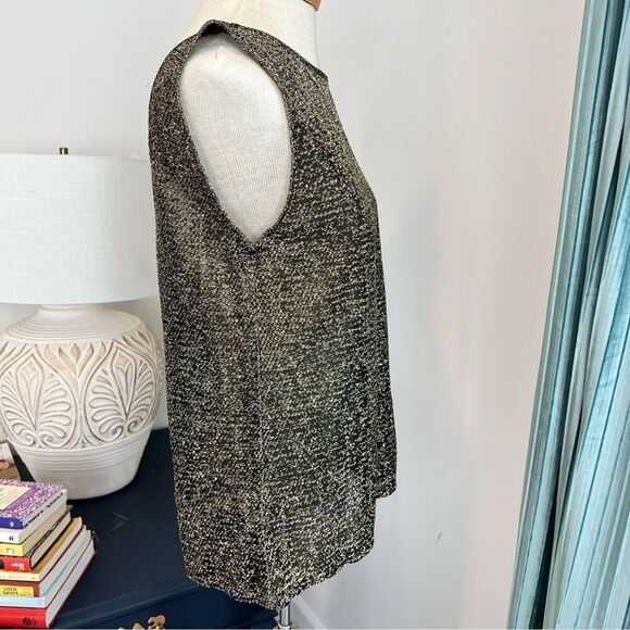 MANI VINTAGE Glamorous Black & Gold Blazer Jacket Set size 40/6 (145) - Picture 12 of 16